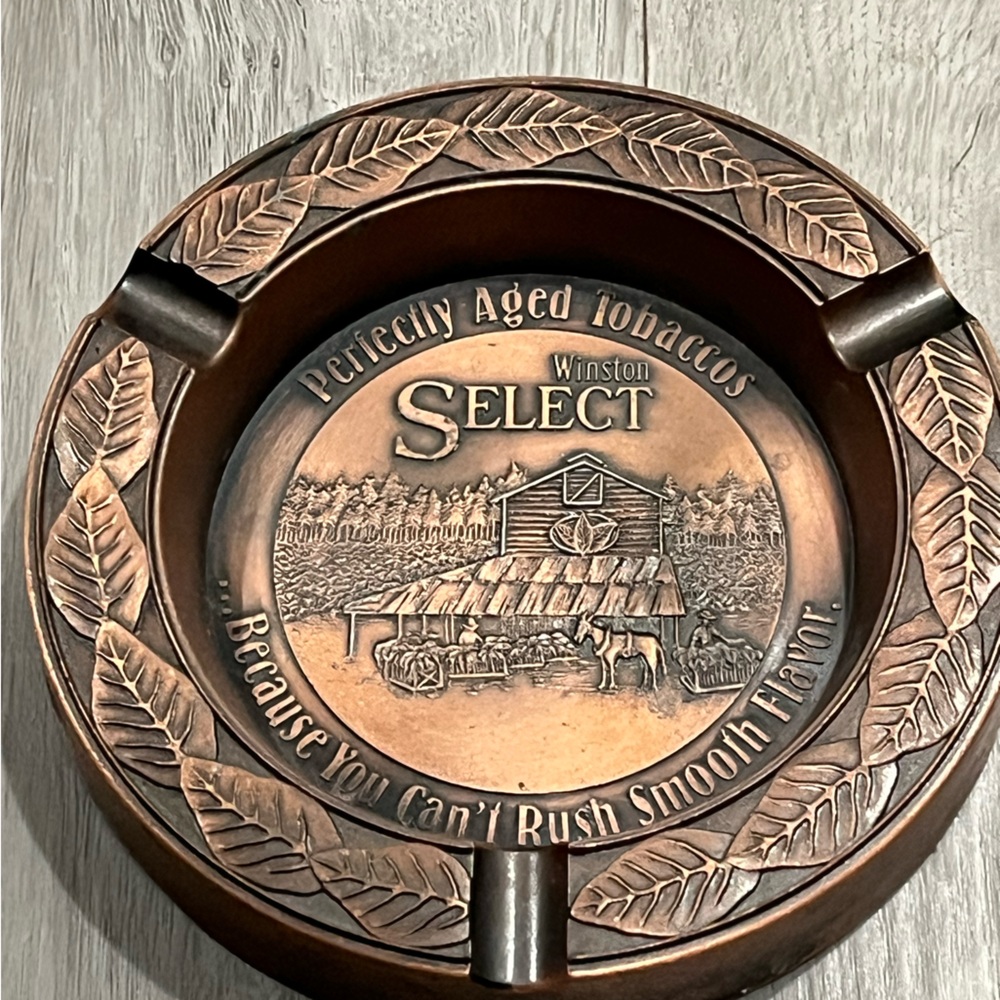 Winston Select copper tone Ashtray
